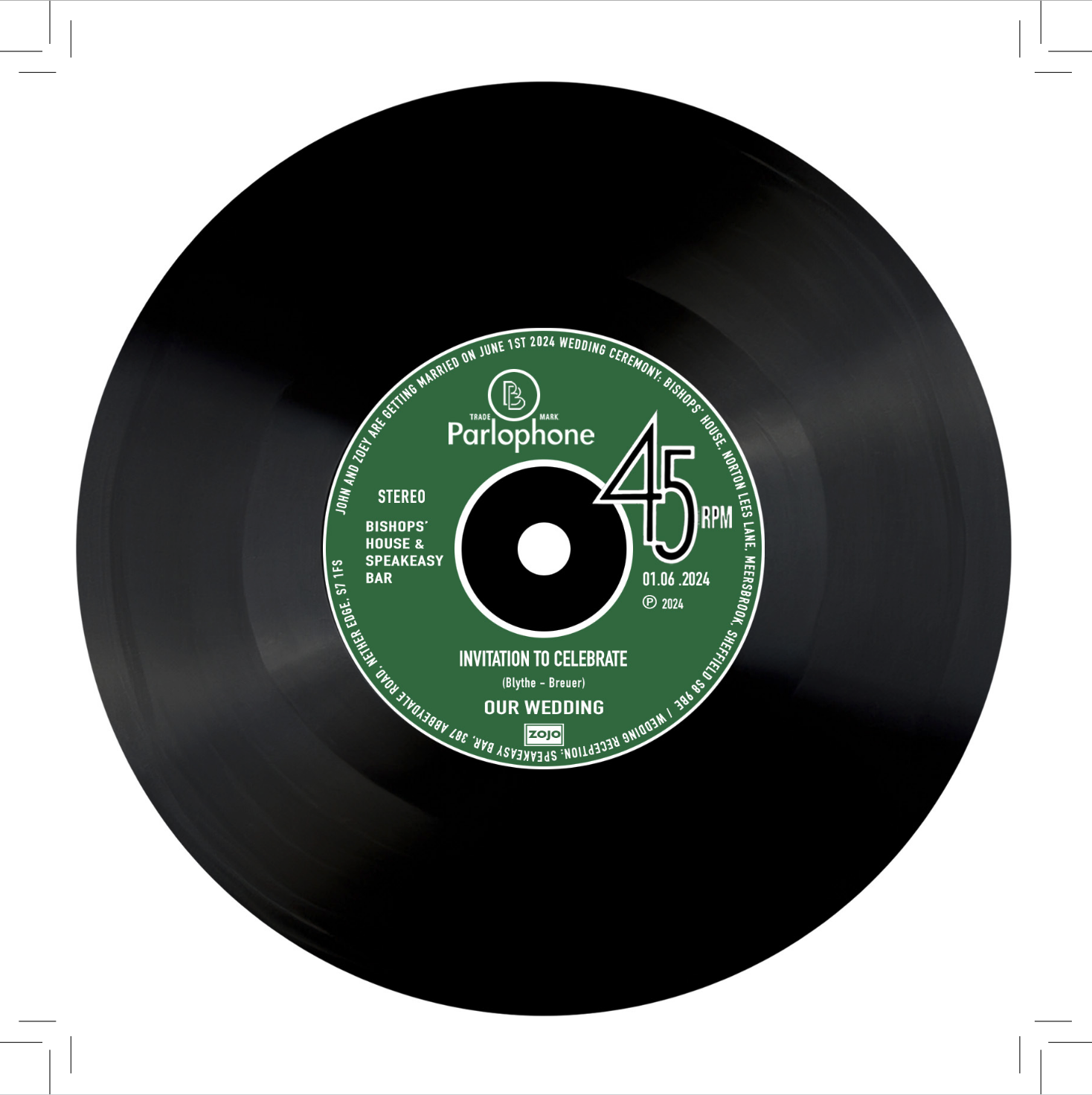 Wedding Invite Inner